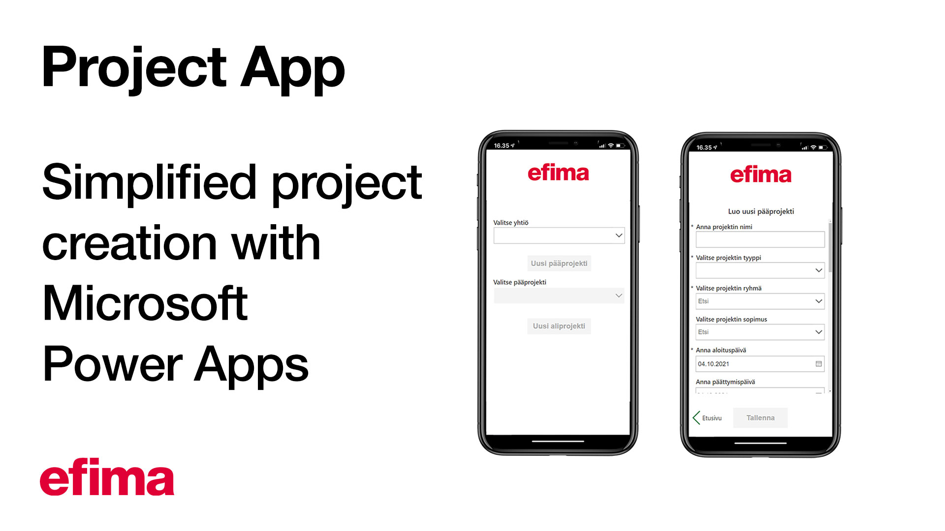Project App simplified project creation with Microsoft Power Apps